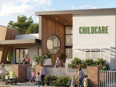 Promotional content highlighting off-market childcare development opportunities secured through a data-led acquisition strategy, giving developers a competitive edge.