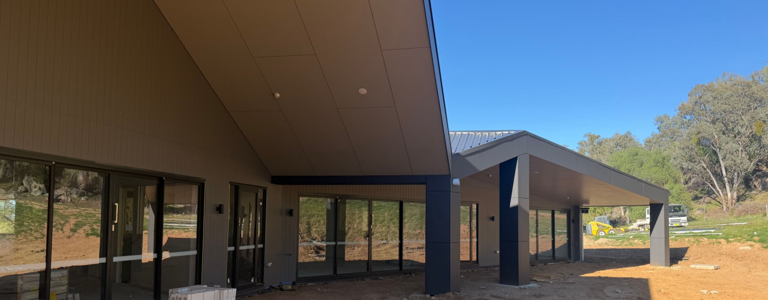 Childcare centre construction in Cowra nearing completion, with external painting finished and final works underway.