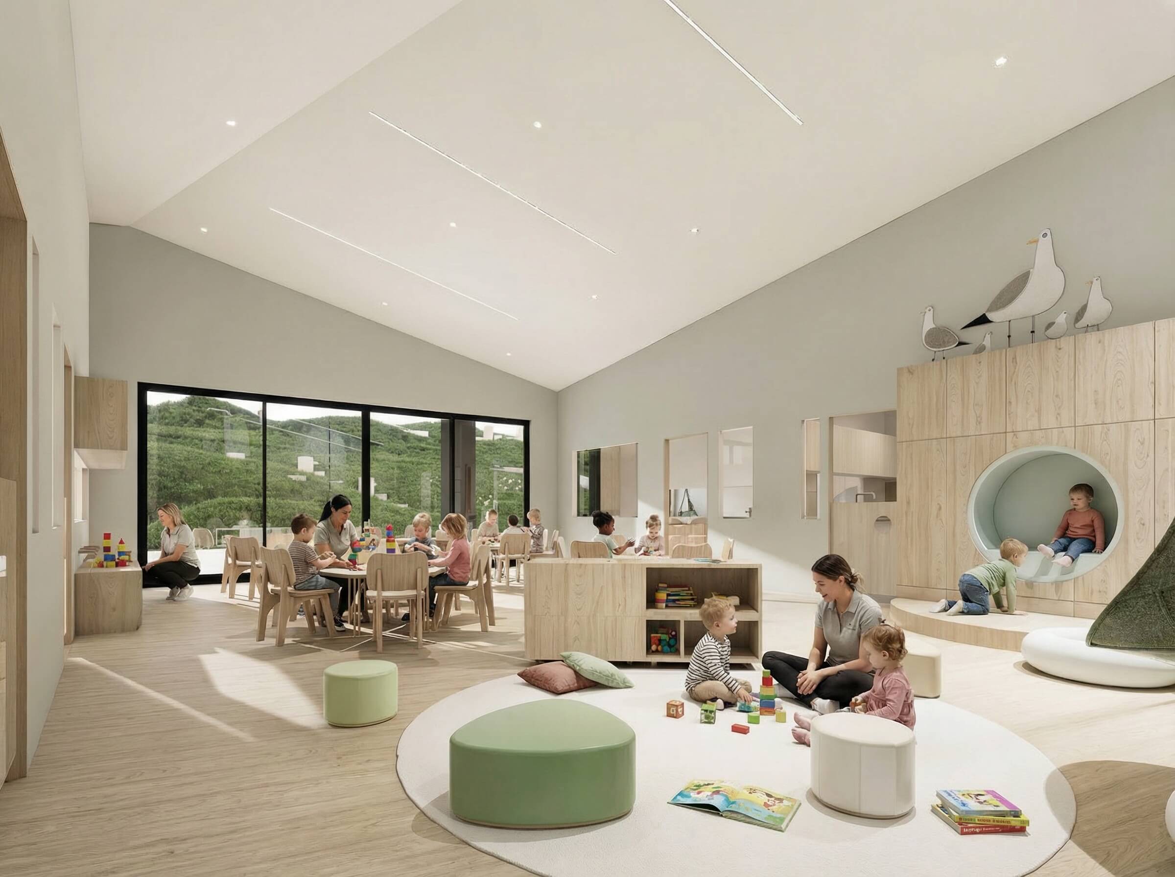 Not-for-profit childcare centre – architectural render