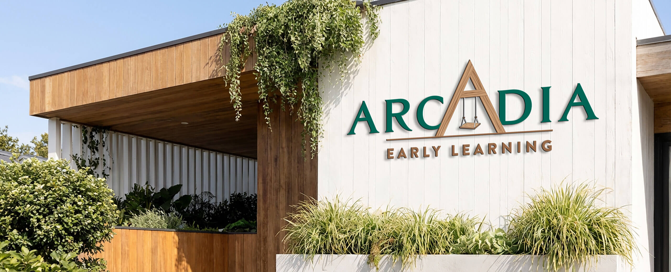 Arcadia Early Learning centre signage
